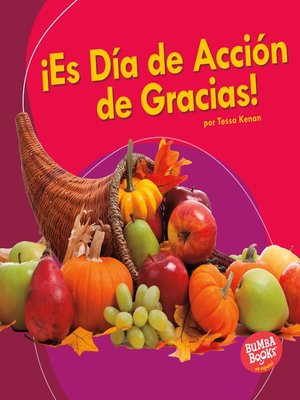 cover image of ¡Es Día de Acción de Gracias! (It's Thanksgiving!)